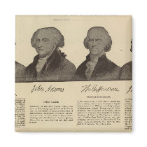 Presidents US, autographs, biographies 2 Fridge Magnet