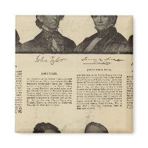 Presidents US, autographs, biographies Magnets
