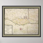 Presidio de San Ignacio de Tubac historic map posters