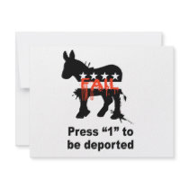 Press 1 to be deported personalized invite