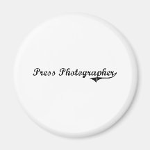 Press Photographer Professional Job Refrigerator Magnets