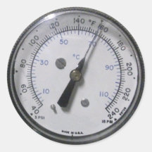 Pressure Gauge Stickers