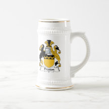 Preston Family Crest Coffee Mug