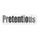 Pretentious bumper stickers