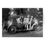 Pretty 1920s Girls, Antique Car cards