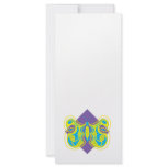pretty abstract butterfly full color rack card