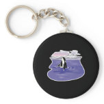 pretty artic orca scene keychains