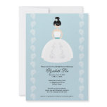 Pretty Asian Bride Bridal Shower Invitations