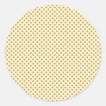 Pretty Autumn Brown Dot Pattern Sticker