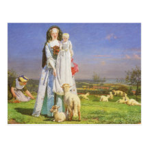 Pretty Baa Lambs by Ford Madox Brown Post Cards