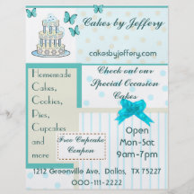 Pretty Bakery Flyer