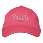 Pretty...bitter embroidered hats