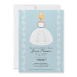 Pretty Blonde Bride Bridal Shower Invitations