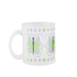 Pretty Blue And Green Butterfly Mug