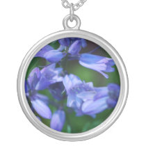 Pretty Blue Bell Flowers necklaces