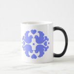 Pretty Blue Bird Motif Magic Mug