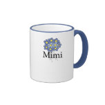 Pretty Blue Flower Mimi T-shirt Coffee Mugs