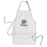 Pretty Blue Flower Nonna T-shirt Apron