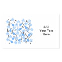 Pretty blue flower pattern on white. Custom stickers
