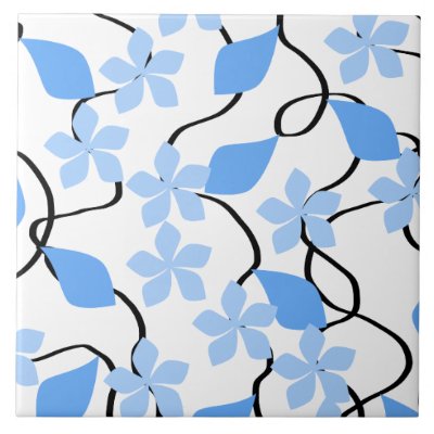 flower tile pattern