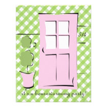 Pretty Blush Pink Door invitations