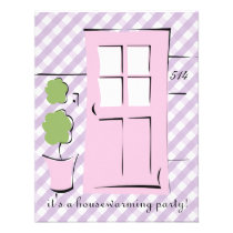 Pretty Blush Pink Door invitations