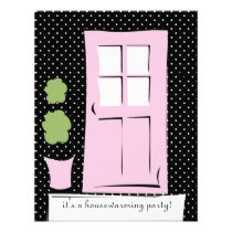 Pretty Blush Pink Door invitations