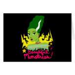 Pretty Bride of Frankenstein Greeting Cards