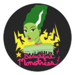 Pretty Bride of Frankenstein stickers