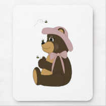 Pretty Brown Bear With Bees
