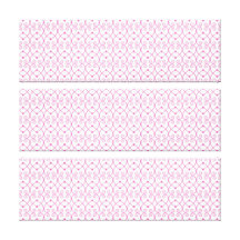 Pretty Bubble Gum Pink Scroll Pattern Gallery Wrapped Canvas