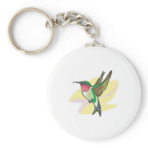 pretty colibri bird keychain