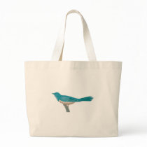 pretty cuckoo bird canvas bag