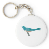 pretty cuckoo bird key chains