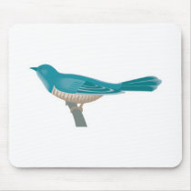 pretty cuckoo bird mouse pads