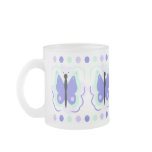 Pretty Cyan And Blue Butterfly Mug