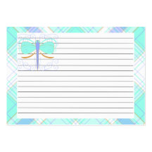 Pretty Cyan And Orange Dragonfly Recipe Card Business Cards