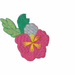 Pretty Embroidered Hibiscus embroidered shirts