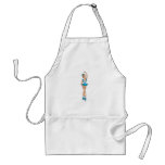 pretty figure skating princess graphic aprons