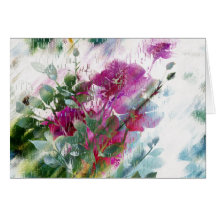 Pretty Floral Art Notecards Or Greeting Cards