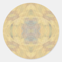 Pretty Floral Background Round Sticker