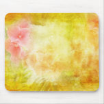 Pretty floral grungy design mousepads
