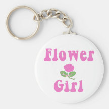 Pretty Flower Girl Products Key Chains