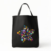 Pretty Flower Star Bags