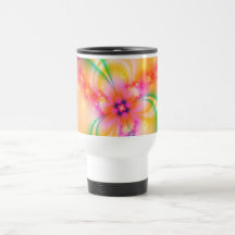 Pretty Flower With Ribbons Coffee Mugs