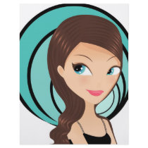 Pretty Girl Personalized Flyer
