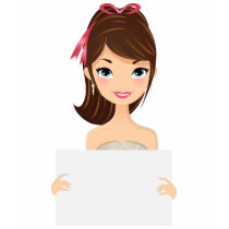 Pretty Girl holding sign t-shirts
