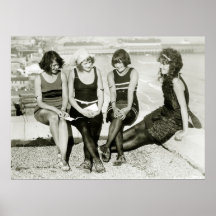 Pretty Girls, 1920s Print