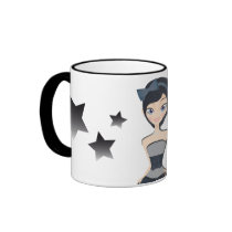 Pretty gown mugs