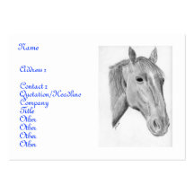 Pretty horse art Business Card